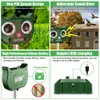 Новый Открытый Ультразвуковой Солнечный Pest Repeller Флэш Животные Уплотнительная Мышь Репеллер Сад птица Cat Dog Fox Repellent Держите животных Y200106