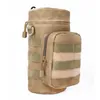 Duffel Bags Camouflage Molle Tactical Travel Water Bottle Bays Kettle Carrier Holder Hiking Bicycle Camping Bag1