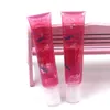 Fruit Burst Olio per labbra Profumato Lucidalabbra Rimpolpante Lipsgloss Jelly Labbra grandi Gloss Idratante Lucido Vitamina E Olio minerale4069457