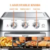US Stock Geek Chef Air Fryer Toaster Ofen, 4 Scheibe 19qt Konvektion Airfryer Arbeitsplatte Ofen Fry Ölfrei, Kochen 4 Zubehör A08 A45 A09