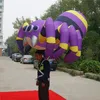 Blu Aufblasbare Ballon Wal Inflatables Parade führte Kostüm mit LEDs und Gebläse für die Gehen von Party Dekoration