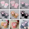 Festlig fest levererar sexig The Maid Cat Mother Cats Claw Gloves Cosplay Accessories Anime Costume Plush Gloves Paw Partys Gloves Supplieszc956