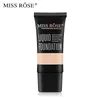 MISS ROSE 9 Couleurs Fond de Teint Fond de Teint Liquide Imperméable Base Correcteur Liquide Maquillage Cosmétiques maquillage