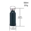 Mugs 500ml Reusable Outdoor Sports Bottles Stainless Steel Car Cups Vacuum Insulated Double Wall Water Bottle Thermal Sublimatio ZL0400