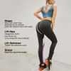 FineToo высокой талии Леггинсы мода лоскутное легинс спортивные женщины фитнес бегущие брюки бесшовные леггинсы тренажерный зал девушка легинов 201118