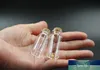 10 pcs 22 * ​​45mm vidro transparente desejo garrafas com rolha de cortiça vazio especiarias frascos amostras de amostras recipiente de contentores de perfume