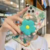 Vintage Cute Flower Leaves Stand Holder Case For iPhone 11 12 11Pro Max XR XS Max X 7 8 Plus 11Pro SE 2020 Folding Bracket Cover8563072