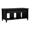 Lift Top Coffee Table Modern Furniture living room Hidden Compartment And Lift Tabletop Black a59 a11