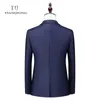 Tian qiong ekose takım elbise erkek tarzı tasarımcı takım elbise erkekler için ince fit düğün takımları 3 adet elbise jacketpantsvest 201106