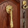 Modern fashion gold drop ring Pendant wine TV cabinet cupboard handle retro style bronze antique copper drawer knob pulls