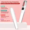 EMS Vibration Eyes Massager Красная светотерапия Удаляйте морщины темный круг против старения глаз горячий массаж