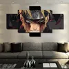 5 Pieces Home Decor Wall Art HD Printed Anime Canvas Paintings Wall Art for Bedroom Living Room Wall Decor Unframed Y2001022142549