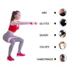 Unisex Circle Loop Oporowanie Oporowanie Workout Wyjście na Nogi Udo Glet Butt Squat Bands Niepoślizgowy projekt