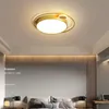 Plafonniers décoratifs à la maison nordiques pour le couloir d'allée d'étude de chambre à coucher Dia 42 cm/52 cm luminaires de plafonnier à intensité variable LED simples modernes