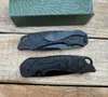 Ny 7116 Flipper Folding Kniv 5CR15MOV Svart titanbelagd dropppunktblad ABS + Rostfritt stålplåthandtag Kullager EDC-knivar