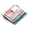 Metal Mini Money Clip Credit Card ID Holder With RFID Anti-chief Wallet Men Brand Fashion Black White Retail Supplies 2022