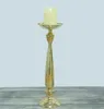 49 cm tall gold candle holder for wedding decoration metal flower pot stand iron wedding centerpiece display rack