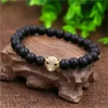 High Quality Crown Leopard Head Charm Bracelet Natural Stone Bracelets Jewelry 2pcs/Set