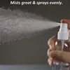 Bottiglie spray in plastica trasparente 60ml 2oz Bottiglia spruzzatore a nebulizzazione fine riutilizzabile Atomizzatori cosmetici per trucco Contenitore vuoto