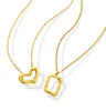 Luxury Irregularity Necklace Heart-Shaped Earrings For womens Fashion Necklaces Valentine's Day Birthday gift 3 Color Jewelry