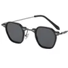 패션 선글라스 남자 성격 태양 안경 작은 프레임 Adumbral 안티 UV 안경 야외 운전 안경 안경 ++