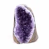 1pcs ametistkluster Geode Quartz Uruggiary Toppkvalitet Mörkpurple Ametyst Stor Amethyst Crystal Geode Cluster Heminredning T200703