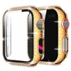 Diamond Protective Case For Apple Watch Series 6 5 4 Case With Screen Protector Waterproof Scratch For Iwatch 44mm 42mm 40mm 38mm