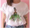 Mode Vog Princess T-shirt Frauen Mädchen 90er Jahre T-shirt Harajuku Ulzzang Grafik Sommer Weiß T-Shirt Top Tee Weiblich