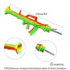9.8 "AK47 narguilé kit de fumer cire huile vapeur feu fumée tuyau barboteur dab outil NC titane collecteur enail