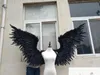 Nowcostumed Beautiful Gold Angel Feather Wings 185 cm Wróżki do tańca Praph Party Party Wedding Decorations2923