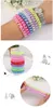 Ładne Scrunchies Elastyczne Hairbands Spiraled Guma Band Hair Liny Ponytail Holder Telefon Drut Włosy Krawaty M4001