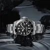 LacZ Denton Diver Water Ghost Luxury Sapphire Crystal Män Automatiska Mekaniska Klockor Keramisk Bezel 10BAR Lysat Datum Fönster B1205