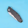 High End OEM 0562cf Flipper Faltklinge Messer D2 Satin Drop Point Blade Carbon Fiber + TC4 Titan Legierung Griff mit Retail Box