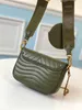 M56461 M5646 M53936 New Wave Crossbody Torba Kobiety Łańcuch Pasek Połączenie okrągłe Portfel Coin Real Calf Skórzany Mini Portfel Cross Body Torba Na Ramię