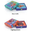 Houten puzzelspel Speelgoed Giggle Animal Bezig Traffic Enlightenment Baby Children's Educational