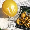 Ballons créatifs en émulsion pour fête d'anniversaire, environ 100 pièces, décorations en or rose, fournitures pour adultes de 18 ans