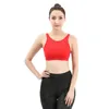 Nowy Styl Joga Biustonosz Kobiety Sport Top Running Kamizelka Sexy Strappy Sport Biustonosz Wstrząsy Brasy Joga Push Up Sportswear Koszula Fitness Jersey