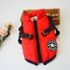 Dropship Winter Warme Hund Kleidung Jacke Mit Harness Für Kleine Mittelgroße Hunde Wasserdichte Haustier Mantel Chihuahua Mops Teddy Outfits 2021