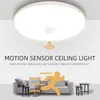 LED -plafondlamp PIR Bewegingssensor plafond nachtlicht 15/20/30/40W 110V/220V LED -verlichting voor thuiskamer keukenhalway W220307