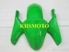 Hi-Grade Motorcykel Fairing Kit för Kawasaki Ninja ZX6R 636 98 99 ZX 6R 1998 1999 ABS Green Black Fairings Set + Gifts KP01