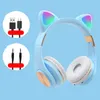 Katzenohr-Bluetooth-Headset, neues kopfmontiertes, niedliches Katzenohr, faltbares Stereo-Wireless-Sport-Bluetooth-Headset, kostenloser Versand