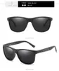 Haute qualité mode hommes femmes polarisées sable noir lunettes de soleil conduite Sport Vintage rétro concepteur luxe carré lunettes de soleil