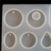 Прозрачный шаблон силиконовые силиконовые кристалл ручной работы Гутта перча украшения декоративные плесени головоломки круговые формы новое прибытие 2 4Yx K2