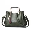 HBPハンドバッグ財布ショッピングバッグPUレザー女性トートバッグハンドバッグ大容量ショルダーバッグ財布バッグ赤色