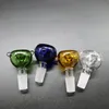 Hookahs Glass Bowl Bong 9 Style Colorful 14mm 18mm Male Joint Heady Slides Different Handmade Design Smoking Accessories Ash Catcher Bubbler Dab Rigs Bongs