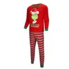 LZH Winter Christmas Pajamas Long Sleeve Family Matching Clothes Casual Family Outfits Sets Fashion Warm Christmas Costume 201128