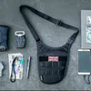 Saco de peito tático coldre bolsa nas axilas escondido molle bolsa de ombro militar bolsa de cintura para caça carteiras anti-roubo W220225