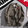 Denimjacka Autumn Winter American Tooling Jacket Korean Streetwear Brand Loose Camo Teenagers Cowboy Baseball Coat Män 201127