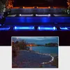 Solar Deck Lights 6-LED Lightway Light Aluminium Wodoodporna ścieżka Droga Krok Lampa Dla Outdoor Pathway Schody Ogród Patio Yard