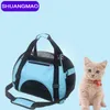 Pet Dogs Cat Sac à bandoulière Cat Travel Cat Chien Transporter Sacs Dogs Carrier Sac Doux Petits animaux respirants Sac à main Sac à dos Chat PRODUITS LJ201201